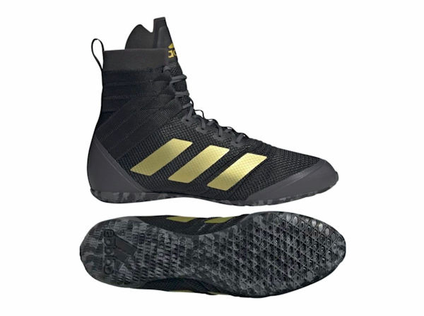 Adidas Speedex 18 MK2  Boxing Boots Black Gold
